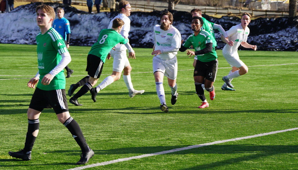REDUSERTE: Ålen reduserte til 2–1 på hjørnespark.