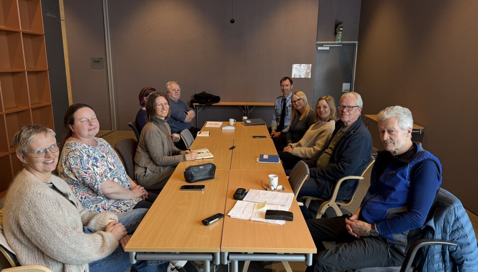 ARRANGERER FESTIVAL: Trondheim Politikor arrangerer politiets musikkfestival på Røros den siste helga i mai. Fra venstre: Anja Forbord Fjerdingen, Merete Stene, dirigent Gunnhild Breirem, kultursjef i Røros kommune, Morten Tøndel, avsnittsleder Øyvind Unsgård, Cecilie Sørmeland, Astrid Metlid, Carl Erik Gram og Stig Lundhaug.