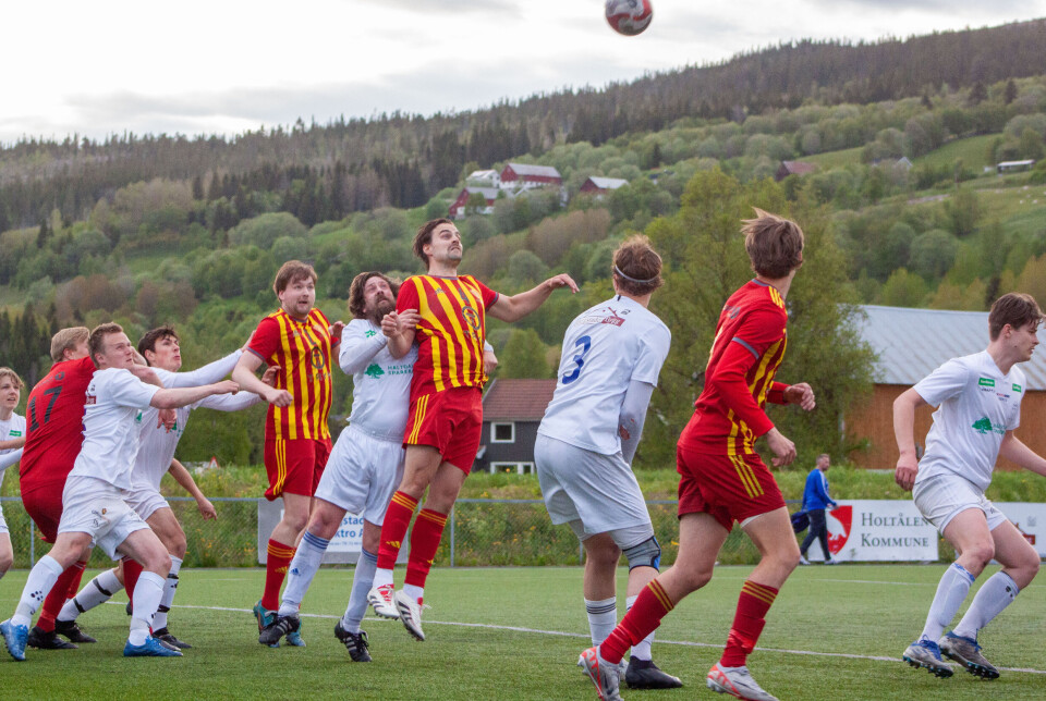 FOR VEIKE: Det ble mange tapte dueller for ålbyggen mot Freidig. Det skal det bli en slutt på, varsler hjemmelagets målscorer.