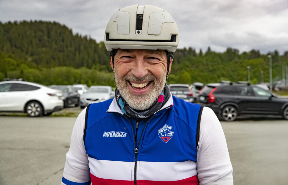 TØFF OPPKJØRING: Ola Einar Langen ladet opp til Den store Styrkeprøven kommende helg med å sykle Race to Hell i pinsa.