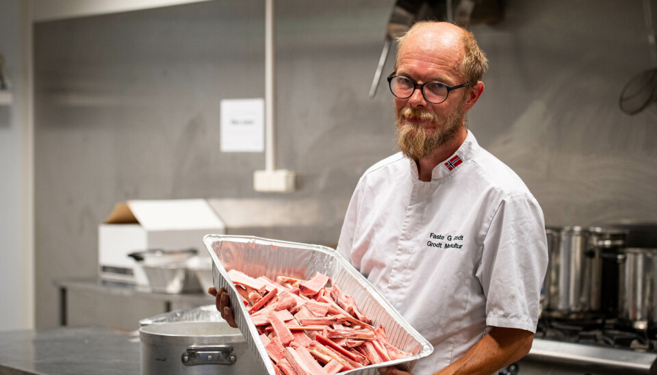 FOR FEMTE GANG: Kokk Faste Grøt er med for femte år på rad under Elden og har utviklet pop-up-restauranten Slagg i perioden.