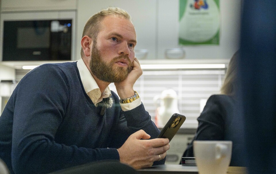 VALGSTYRET: Isak V. Busch fotografert valgkvelden. Da satt han i valgstyret i Røros. Isak V. Busch Stortingsvalget 2025