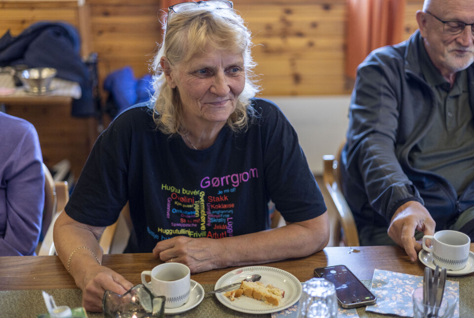 REIST LANGT: Aud Irene Sundt har reist 60 mil for å komme til Feragen. Hun bor på vestlandet, men har ingen ting imot å ta turen østafjells.