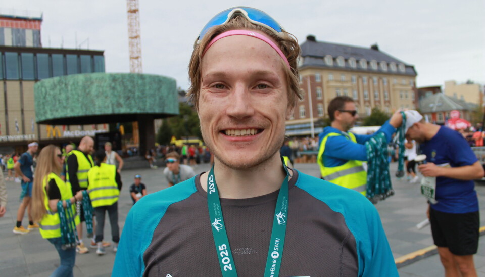 I MÅL: Kåre Reitan har fått smaken på lange løp. Neste år har ålbyggen forhåpninger om at han skal klare å løpe 80 kilometer på hjemmebane.