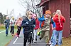 Småtrinnet ved Hov skole løp for TV-aksjonen 2025. Elever. Holtålen.